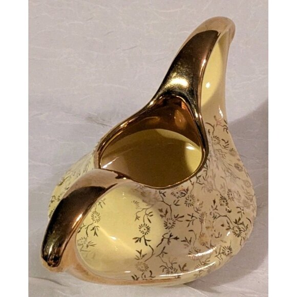 22 Kt Gold Sugar Bowl Creamer Salt & Pepper Shaker MCM Guaranteed Yellow Vtg USA - Picture 13 of 16